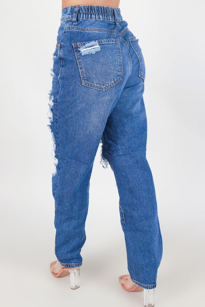 Jeans Warehouse Hawaii - JEANS - KENDRA MOM JEANS | By WAX JEAN