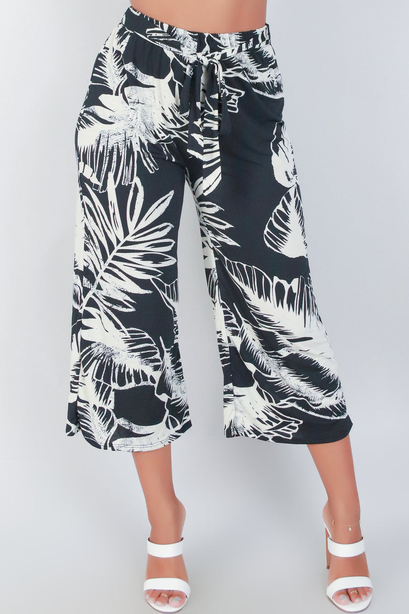 Jeans Warehouse Hawaii - PRINT KNIT CAPRI&