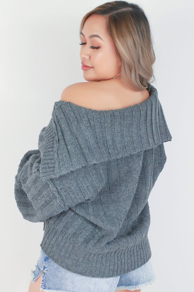 Jeans Warehouse Hawaii - SOLID SWEATERS - COZY LOVE SWEATER | By MUSTARD SEED