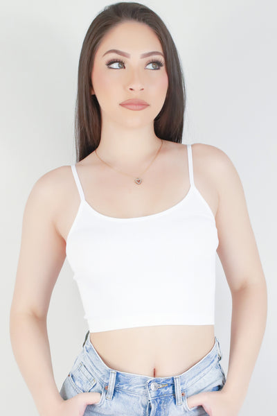 Jeans Warehouse Hawaii - TANK/TUBE SOLID BASIC - ANGEL CROP TOP | By SHINE IMPORTS /BOZZOLO