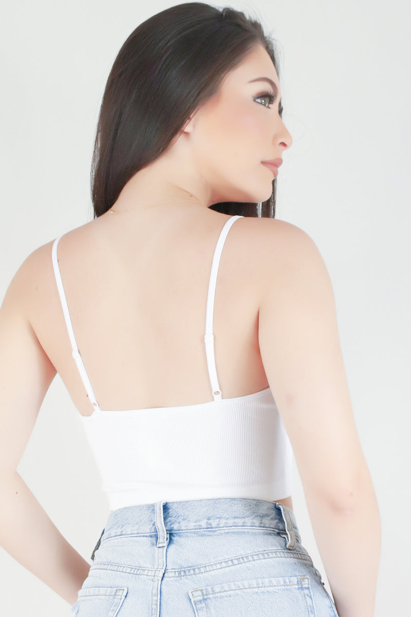 Jeans Warehouse Hawaii - TANK/TUBE SOLID BASIC - ANGEL CROP TOP | By SHINE IMPORTS /BOZZOLO