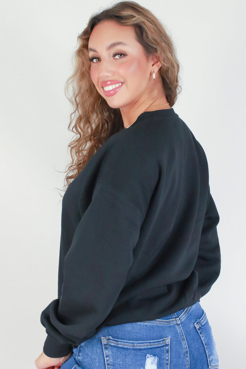 Jeans Warehouse Hawaii - SOLID LONG SLV TOPS - BOYFRIEND SWEATER | By REFLEX