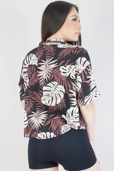 Jeans Warehouse Hawaii - S/S PRINT WOVEN CASUAL TOPS - YOU DESERVE IT TOP | By LUZ