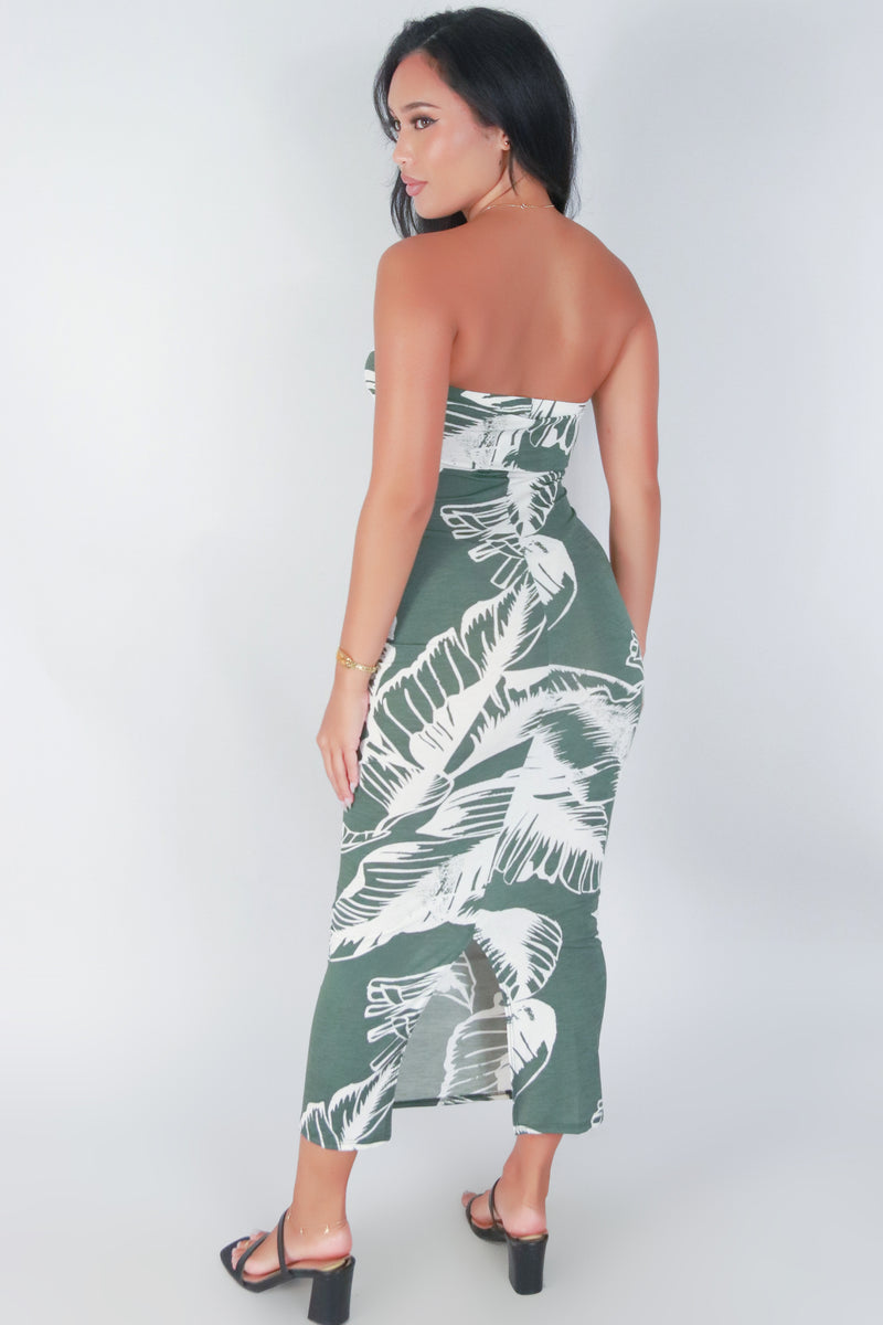 Jeans Warehouse Hawaii - TUBE LONG PRINT DRESSES - IN THE MOMENT TUBE DRESS | By PAPERMOON/ B_ENVIED