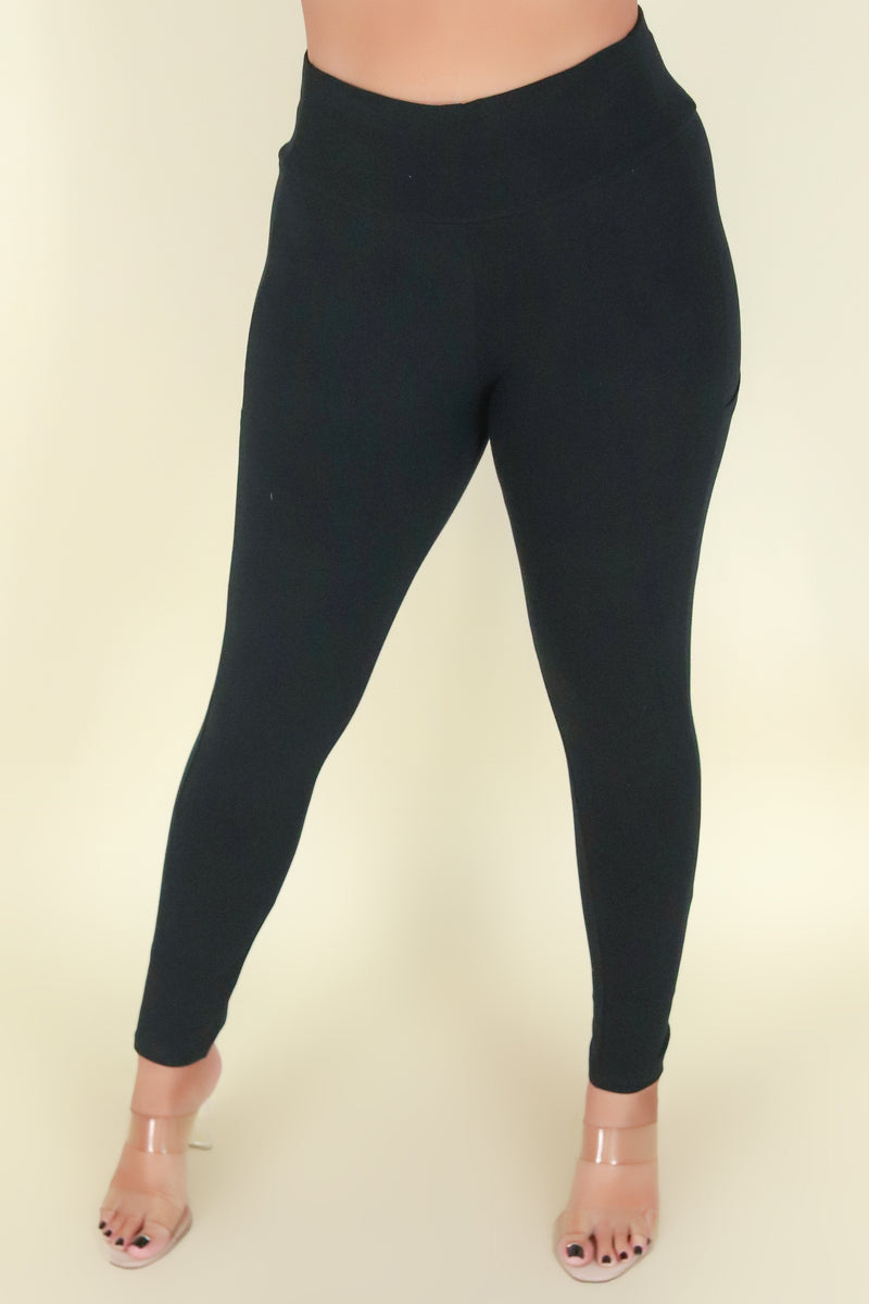 Jeans Warehouse Hawaii - PLUS LEGGINGS - TAKE A LEAP LEGGINGS | By AMBIANCE APPAREL