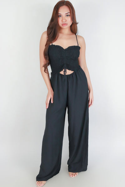 Jeans Warehouse Hawaii - SOLID CASUAL JUMPSUITS - DON'T SAY MUCH JUMPSUIT | By I JOAH