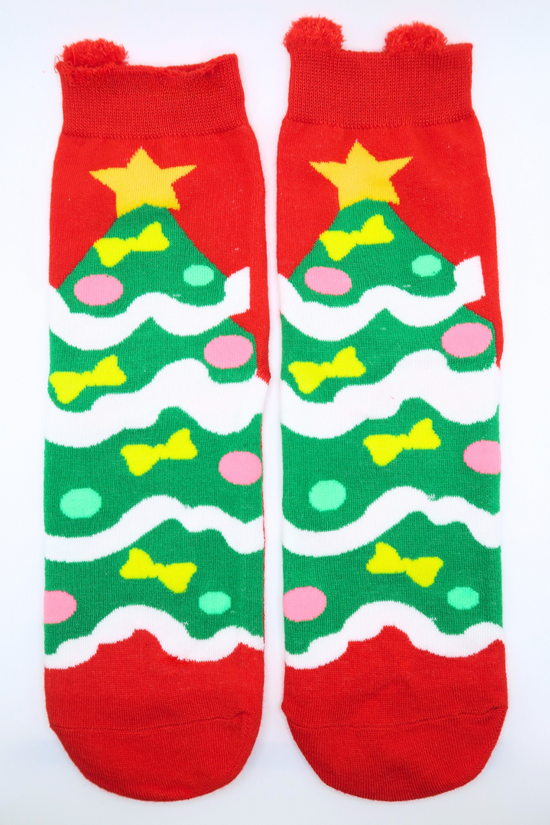 Jeans Warehouse Hawaii - XMAS/SEASONAL HOLIDAY - CHRISTMAS TREE SOCKS | By RJ IMPORTS