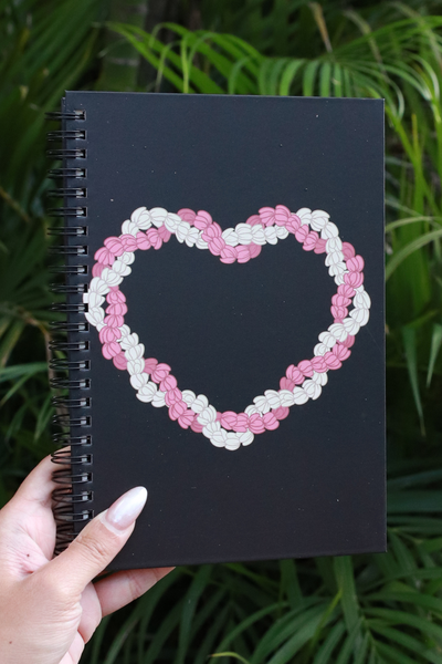 Jeans Warehouse Hawaii - STATIONERY - PIKAKE HEART NOTEBOOK | By GREENWELL PROMOTIONS LTD