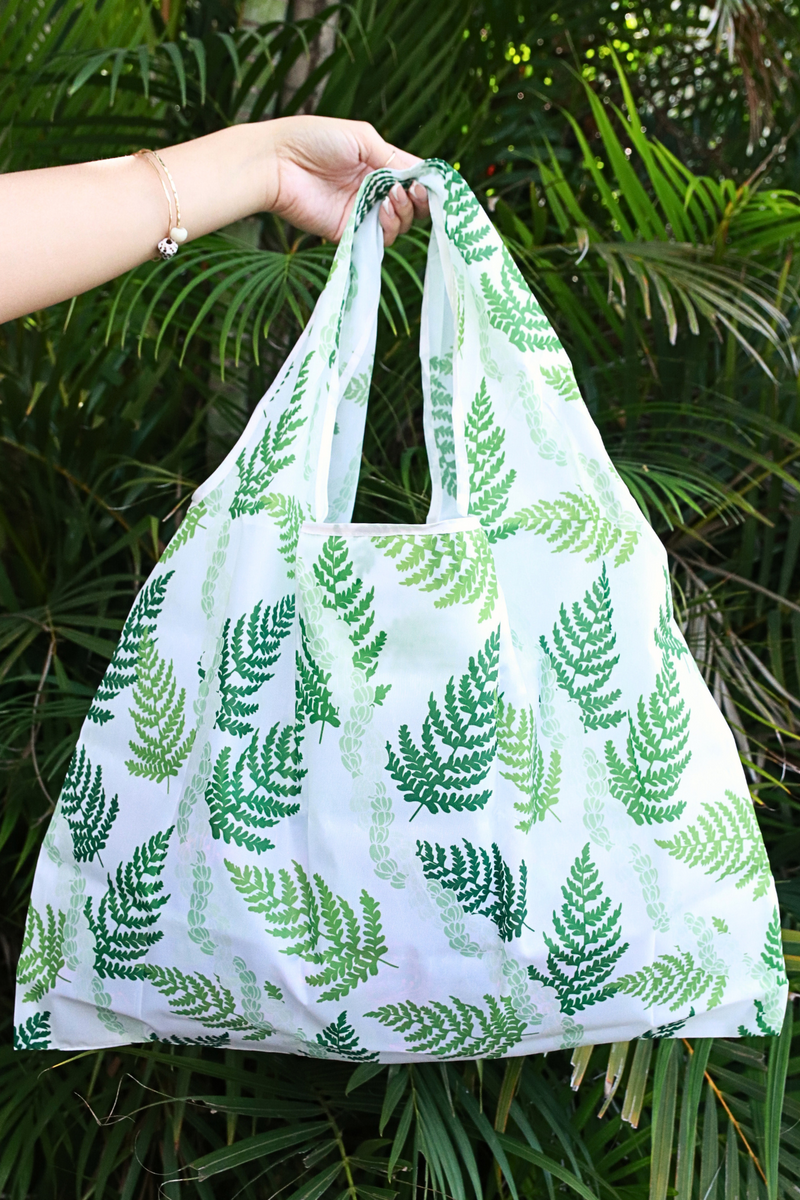 Jeans Warehouse Hawaii - TOTES - PIKAKE PALAPALAI FOLDABLE REUSABLE BAG | By GREENWELL PROMOTIONS LTD