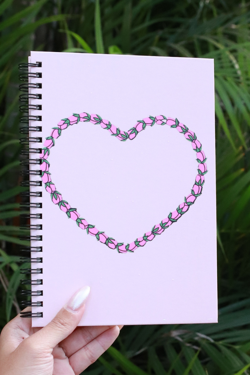 Jeans Warehouse Hawaii - STATIONERY - LOKELANI HEART NOTEBOOK | By GREENWELL PROMOTIONS LTD