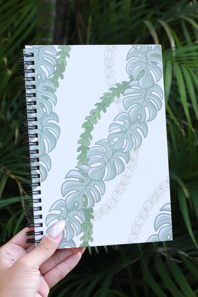 Jeans Warehouse Hawaii - STATIONERY - MONSTERA PIKAKE NOTEBOOK | By GREENWELL PROMOTIONS LTD