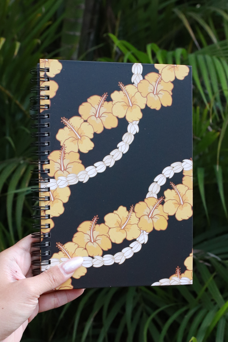 Jeans Warehouse Hawaii - STATIONERY - HIBISCUS PIKAKE NOTEBOOK | By GREENWELL PROMOTIONS LTD