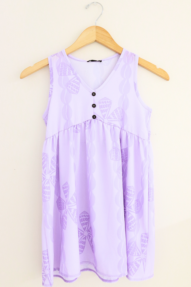 Jeans Warehouse Hawaii - DRESSES 4-6X - PUPU HINUHINU DRESS | KIDS SIZE 4-6X | By LUZ