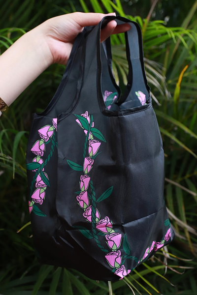 Jeans Warehouse Hawaii - TOTES - MINI LOKELANI & TI LEAF FOLDABLE REUSABLE BAG | By GREENWELL PROMOTIONS LTD