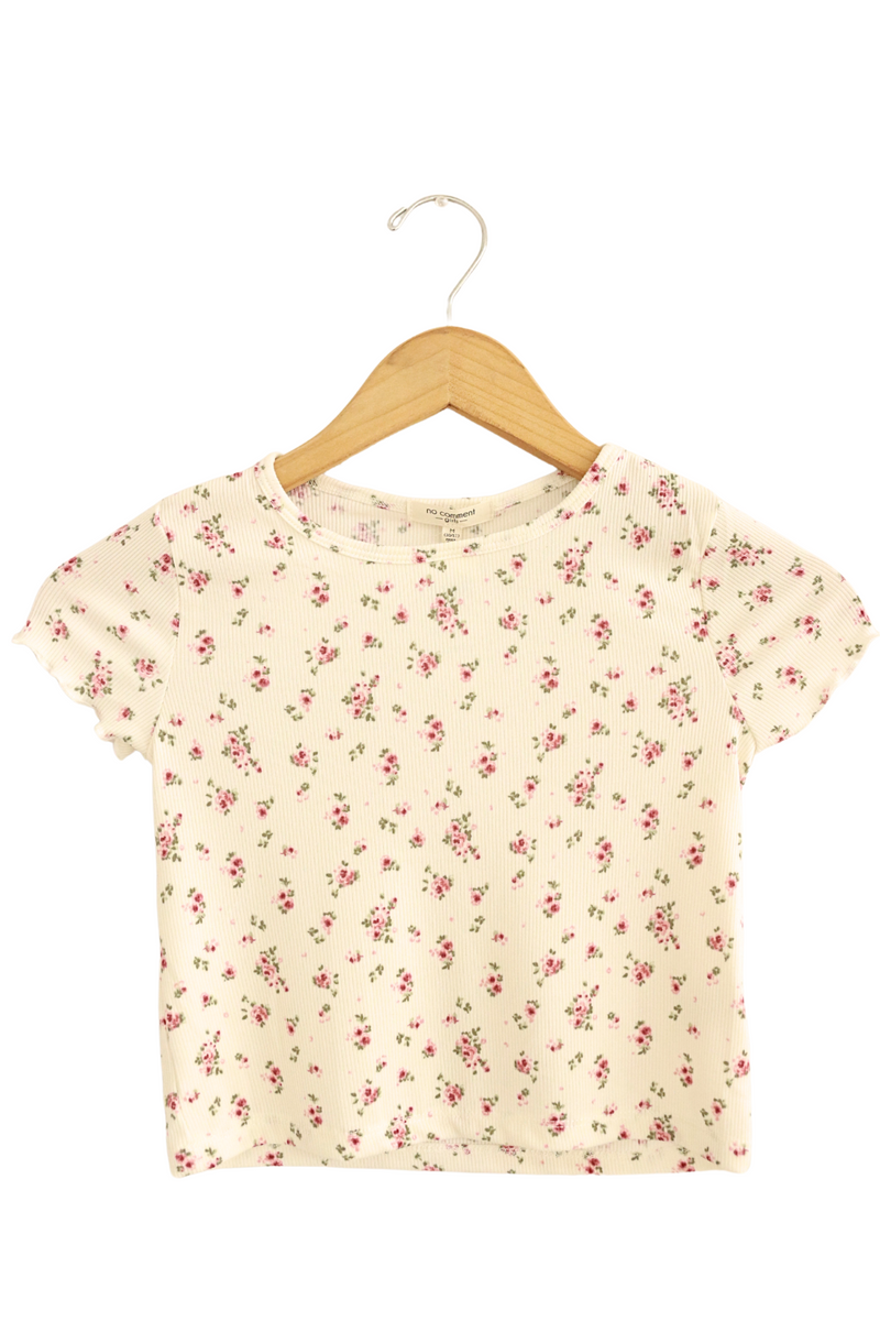 Jeans Warehouse Hawaii - S/S PRINT 7-16 - PICKING PETALS TEE | KIDS SIZE 7-16 | By IKEDDI IMPORTS