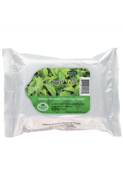 Jeans Warehouse Hawaii - SKIN CARE - GREEN TEA MAKEUP REMOVER CLEANSING WIPES | By BEAUTY TREATS INT'L