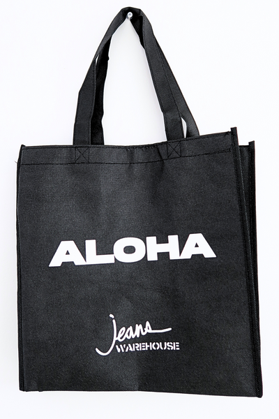 Jeans Warehouse Hawaii - RECYCLE BAGS (NEW) - ALOHA REUSABLE BAG | By NURI IMPORT INC.