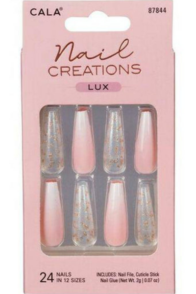 Jeans Warehouse Hawaii - PRESS ON NAILS - BABY PINK OMBRE PRESS ON NAILS | By CALA PRODUCTS