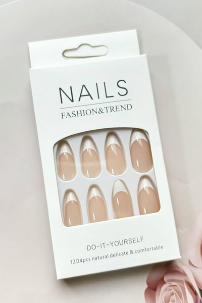 Jeans Warehouse Hawaii - PRESS ON NAILS - FRENCH TIP PRESS ON NAILS | By GREENWELL PROMOTIONS LTD