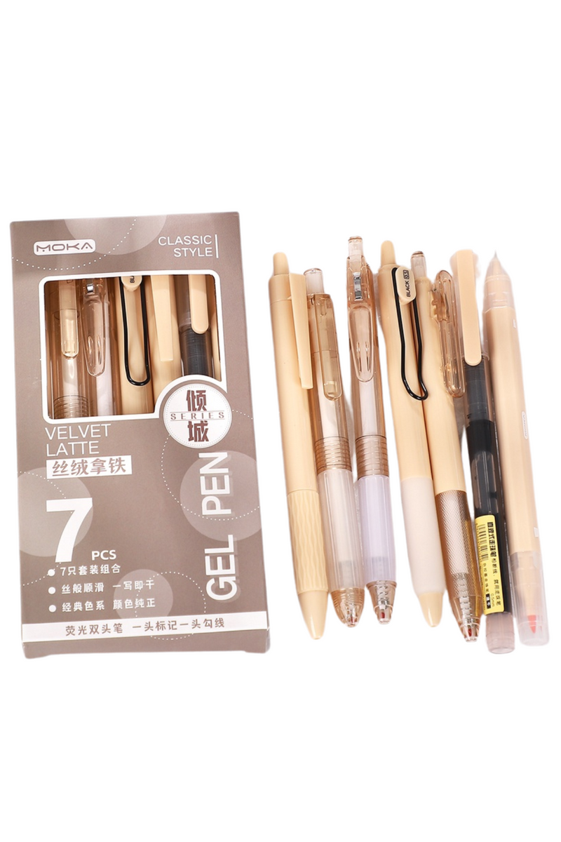 Jeans Warehouse Hawaii - STATIONERY - 7 PACK PEN SET | By GREENWELL PROMOTIONS LTD