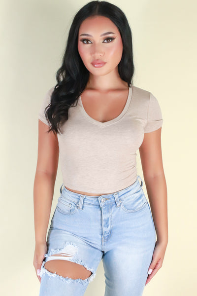 Jeans Warehouse Hawaii - S/S SOLID BASIC - EVERY GIRL NEEDS THIS TOP | By CRESCITA APPAREL/SHINE I